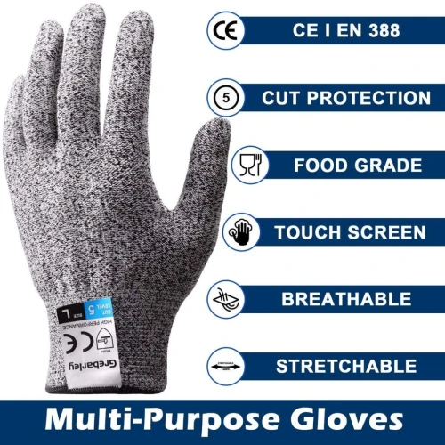 Gants de Protection Anti-Coupe (Niv.5)قفازات حماية من القطع