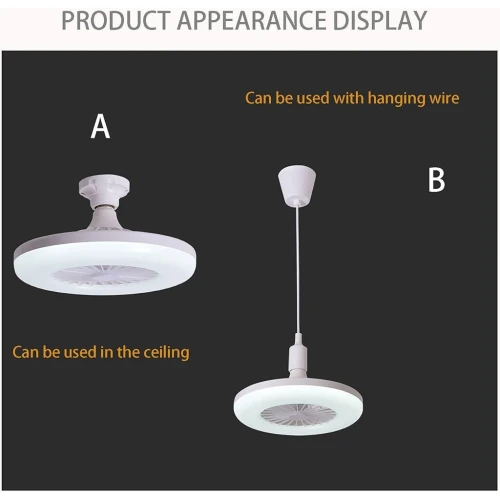 Lustre Ventilateur (2 en1) مصباح المروحة