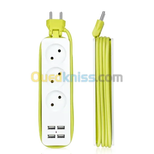 Multiprise Rallonge (avec USB) متعدد المآخذ 