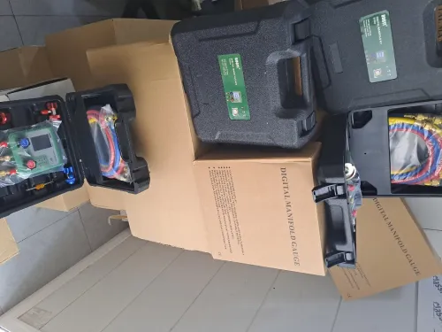  NOUVEAUTÉ Compteur Électronique de Pression Double Manifold Digital 523