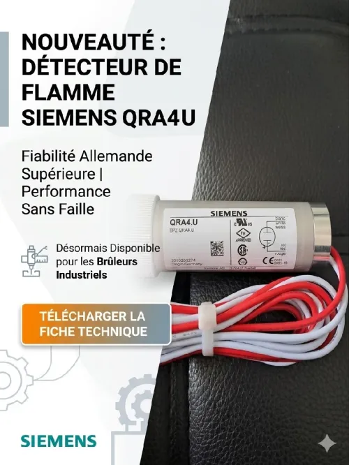 Détecteur de Flamme UV Siemens QRA4.U