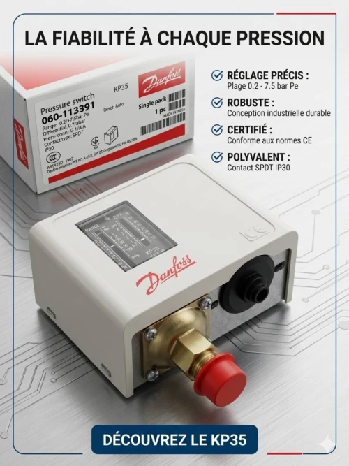 Pressostat Danfoss kP35 & KP36