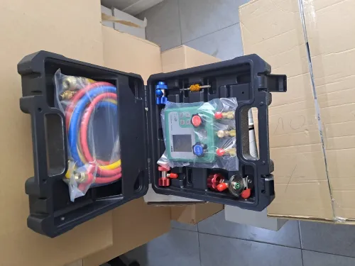 NOUVEAUTÉ Compteur Électronique de Pression Double Manifold Digital 523