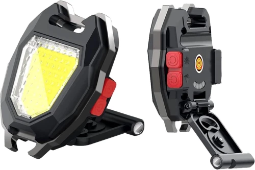 مصباح صغير LED COB فتاحة زجاجات  ضوء طوارئ 6 أوضاع إضاءة