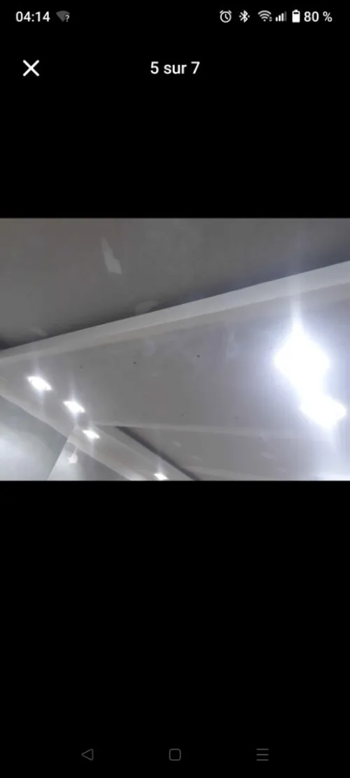 Placoplâtre BA13 led profil et plafond demontabe 