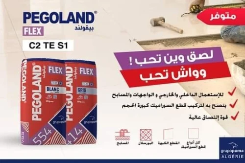 CIMENT COLLE Pegoland Flex C2 TE S1 GRUPOPUMA