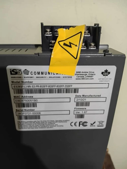 Switch 24 module SFP référence: ES28GF-L2-MV-XX-PR-8GSFP-8GSFP-8GSFP-2GSFP