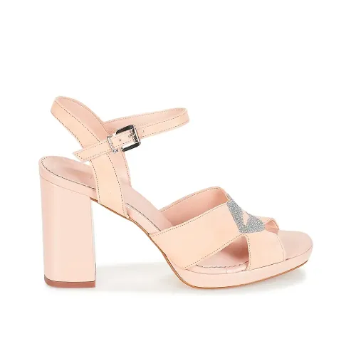 SANDALES ANDRÉ FEMME CUIR NUDE