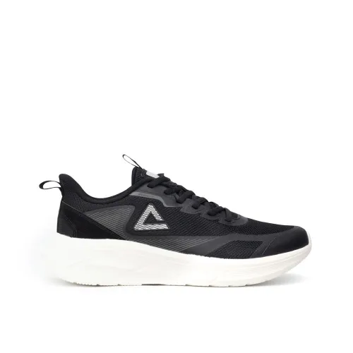 BASKET DE RUNNING PEAK HOMME BLACK WHITE