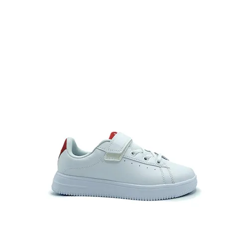PEAK KIDS SHOES WHITE/RED