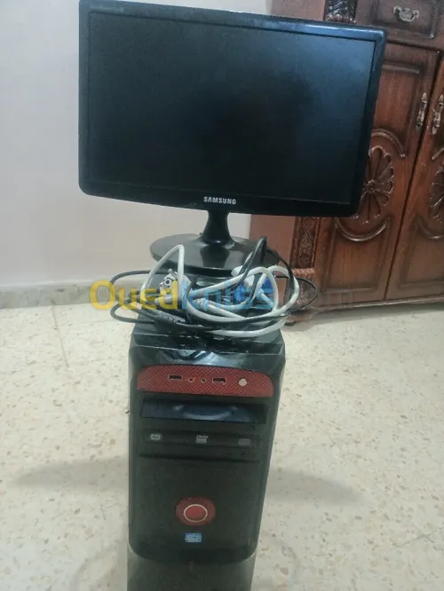 كمبيوتر مكتبي i3240tm+شاشة samsung سومة18مية قابل للتفاوض