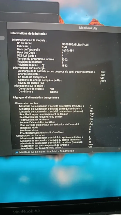 Mackbook air 2020
