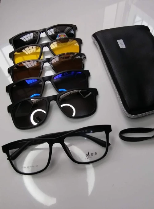 Lunette 6 En 1  2202A Optique / Soleil / Nuit