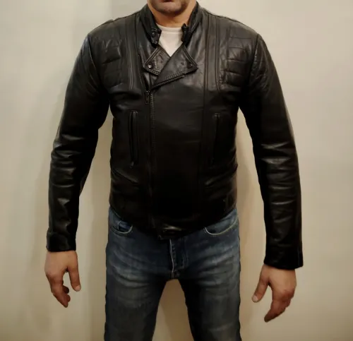 Blouson cuir pour moto