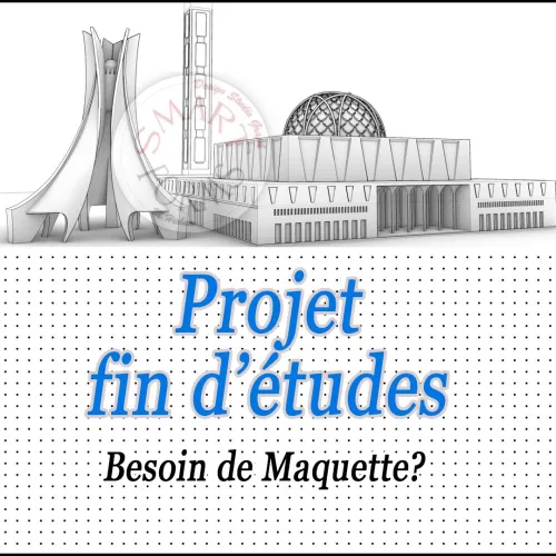 Conception 3D et maquettes pour projets de fin d'études