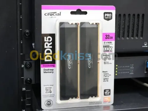 Crucial Pro DDR5 RAM 32GB Kit (2x16GB) 6000MH