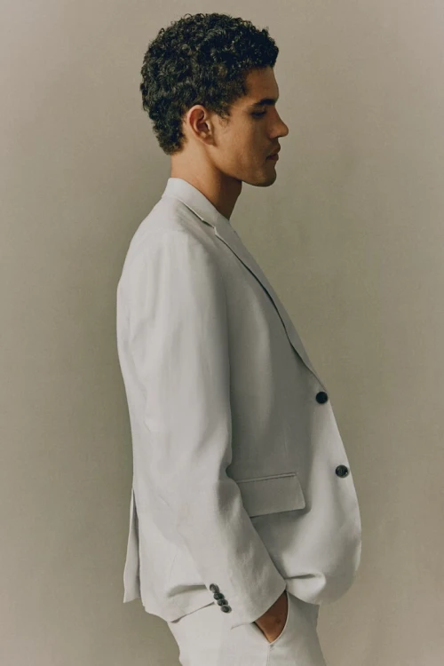 Costume H&M Slim Fit en lin
