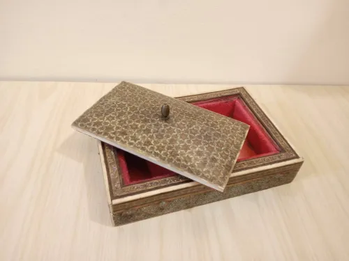 Petite boite Khatam Kari marqueterie perse 