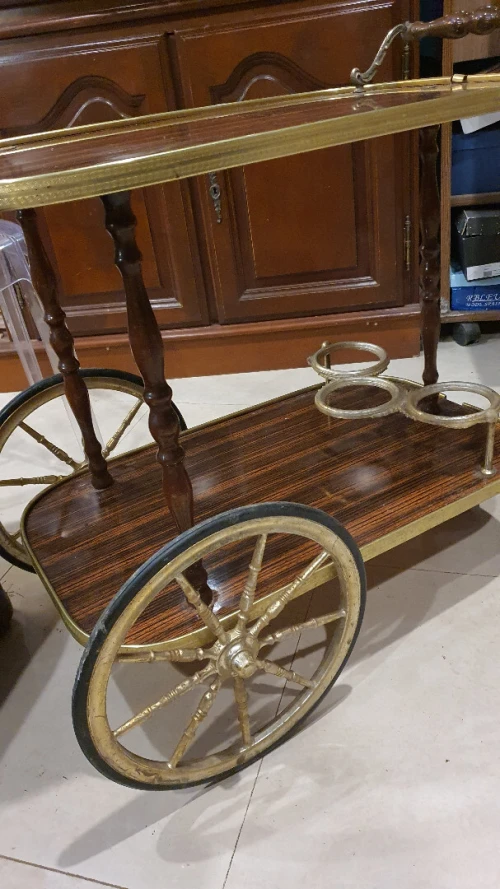 Chariot, Déssert retro des années 1960's en bois LIQUIDATION