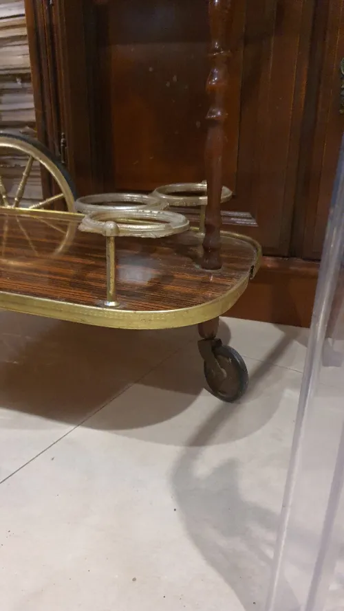 Chariot, Déssert retro des années 1960's en bois LIQUIDATION