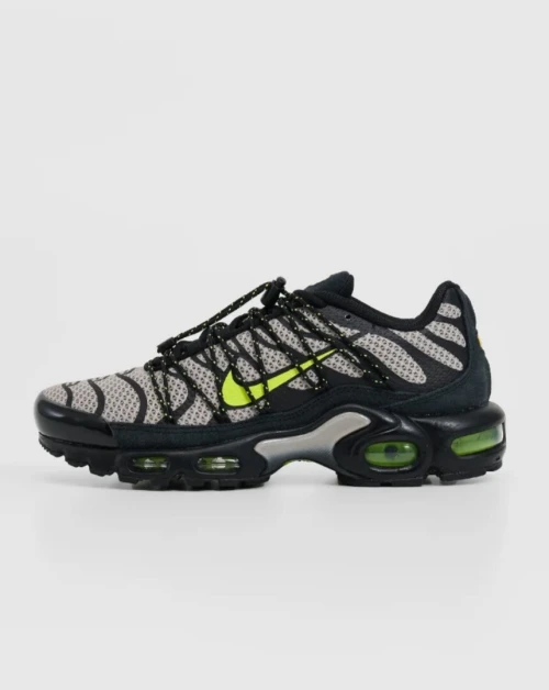 NIKE TN  AIR MAX PLUS UTILITY BLACK TAN VOLT - NOIR  38.5