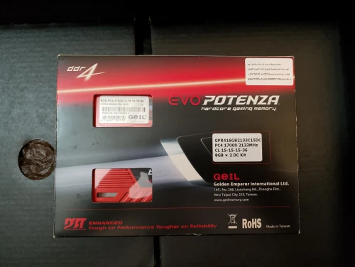 RAM DDR4 GEIL EVO POTENZA 16GB (2x8GB) 2133MHZ (USED)