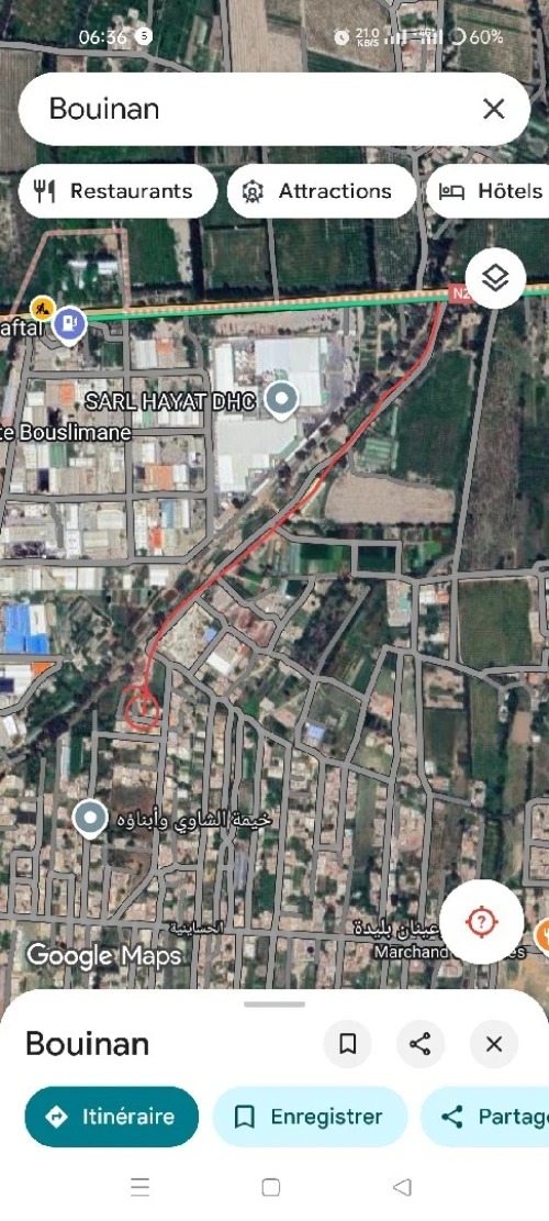 Vente Terrain Blida Bouinan