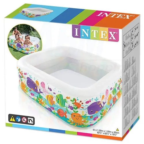 Piscine aquarium lacustre 159x159x50 cm  INTEX