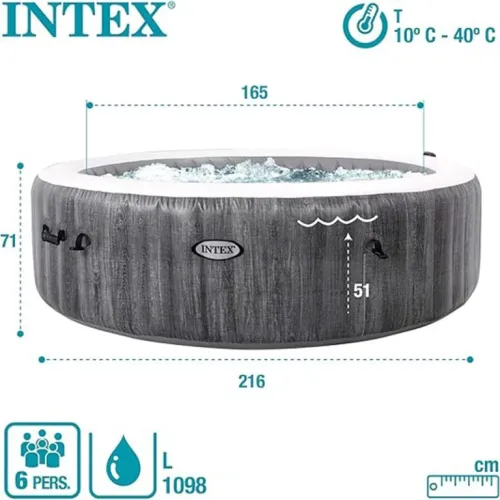 Spa gonflable BALTIK 6 places 216x71cm | INTEX