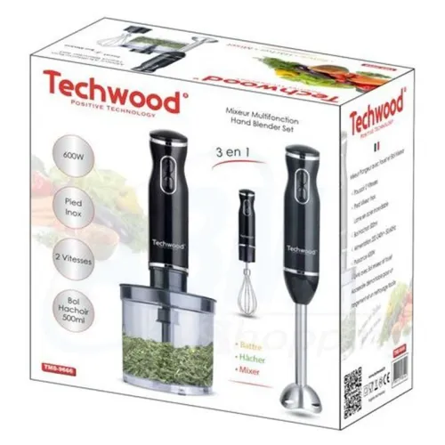 Mixeur Plongeant Multifonctions 3 en 1 _ Techwood