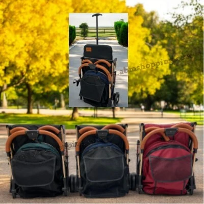 Poussette  pliable en style valise