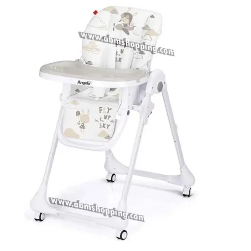 Chaise haute réglable multi positions avec coussin réducteur  Angelo