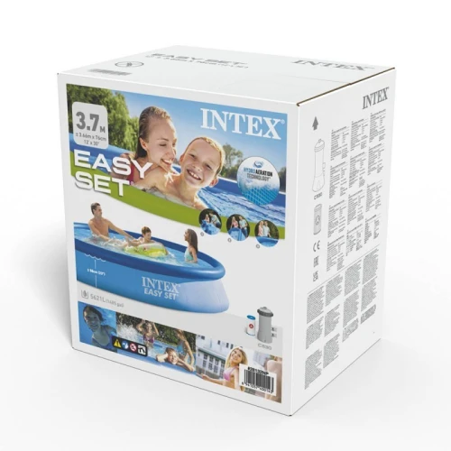 Piscine autoportante Easy Set 366x76cm avec pompe de filtration  INTEX