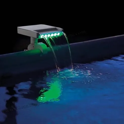 Cascade de piscine à led multicolores| Intex