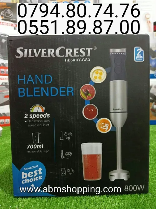 Bras mixeur SILVERCREST 800w
