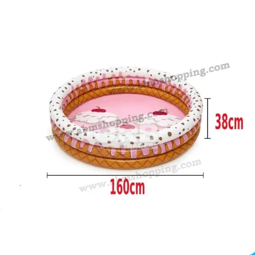 Piscine ice cream ronde gonflable pour enfants 160x160x38cm | Bestway