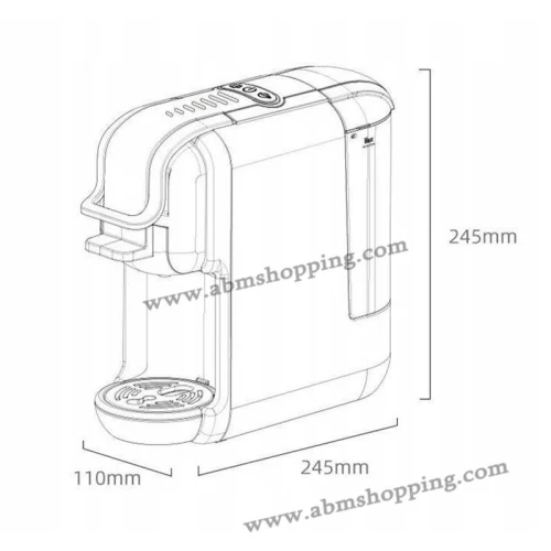 GRANTIE produit 2 ans Cafetière Expresso Multifonction 3En1 | SONASHI