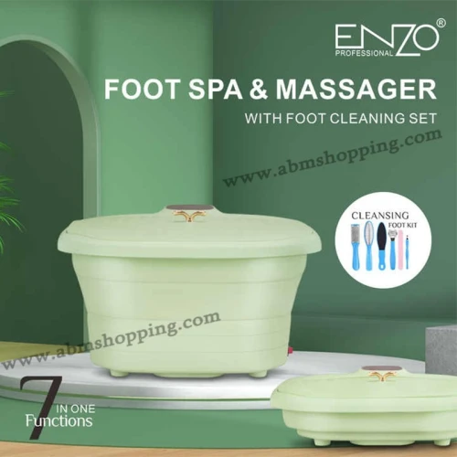Bain massant pour les pieds 7 en 1 | ENZO جاكوزي القدمين قابل للطي 