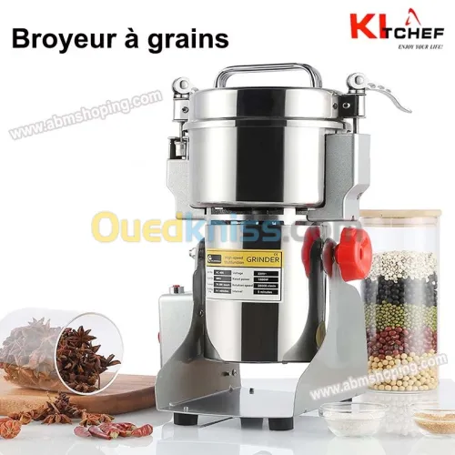 Broyeur à épice et grains électrique 400 G - kitchef  رحاية القهوة والتوابل