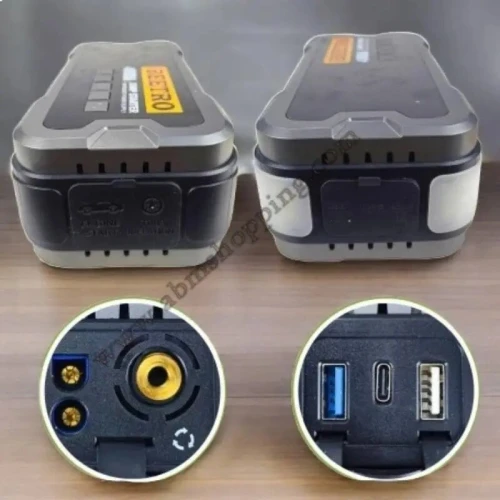 Booster batterie 4 in1 4000A, compresseur 10 Bar, Power Bank 24000 mAh et lamp torche