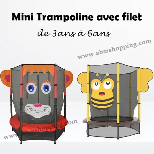 Mini Trampoline avec filet | AMIRSTAR