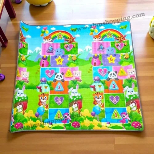 Tapis de jeux pour enfants double face 200.180 cm