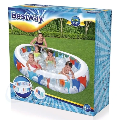 Piscine elliptique gonflable 229 x 152 x 51 cm | Bestway