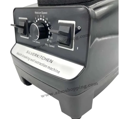 Blender Mixeur Electrique Multifonction 15 Vitesses 2L 4500W Avec Hachoir Electrique| SILVERKITCHEN