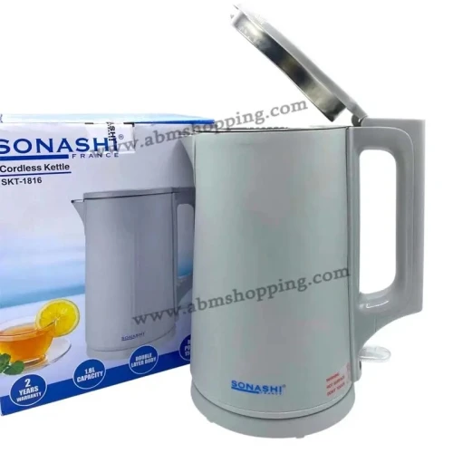 Bouilloire Électrique Sans Fil 1,8 L 1500W | Sonashi SKT-1816