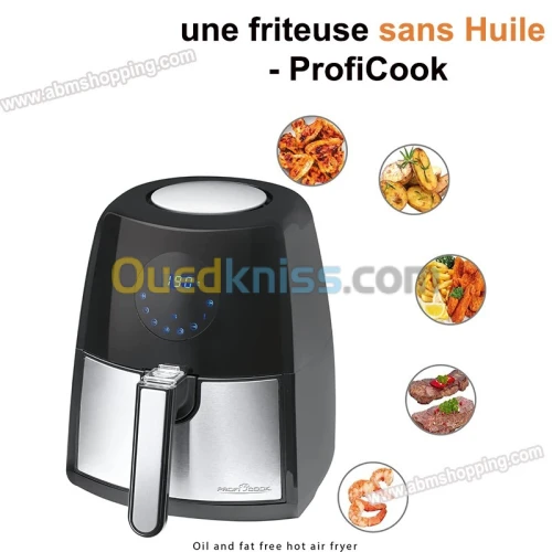 Friteuse à air sans Huile 2.5L ProfiCook Air Frayer القلاية الهوائية 