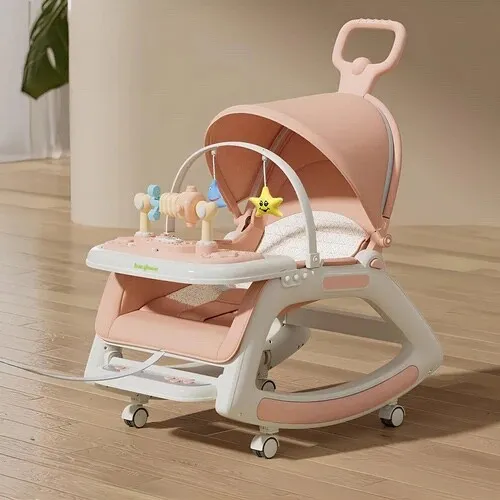 Transat musical Multifonctions 5en1 pour bébé bleu et vert