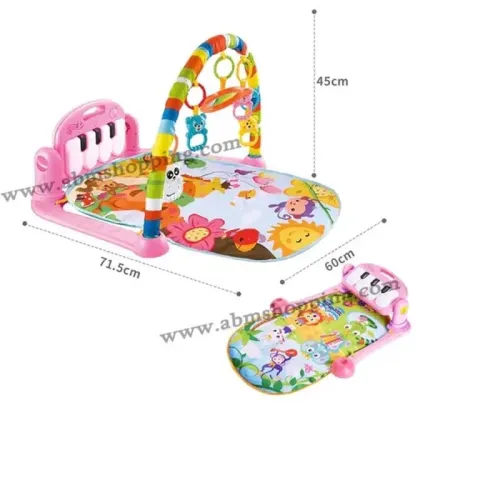 Tapis D Éveil Bébé avec Piano Multifonction Musical 0m+ | Fitness Rack