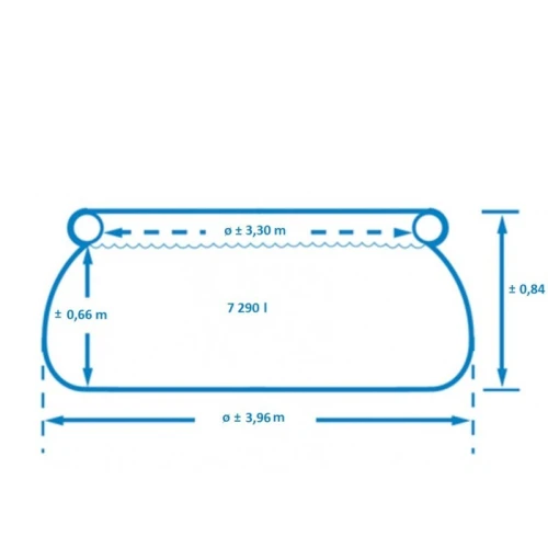 Piscine autoportante Easy Set 396x84cm | INTEX
