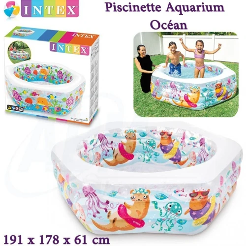 Piscine aquarium océan 191x178x61 cm  INTEX